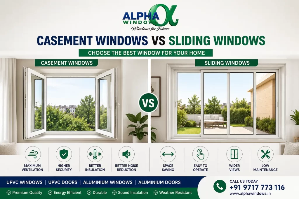 Casement Windows vs Sliding Windows