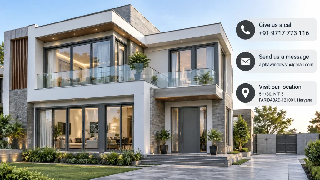 Modern uPVC Windows & Doors In Faridabad