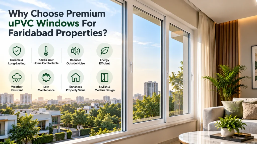 Premium uPVC Windows In Faridabad – Stylish & Durable