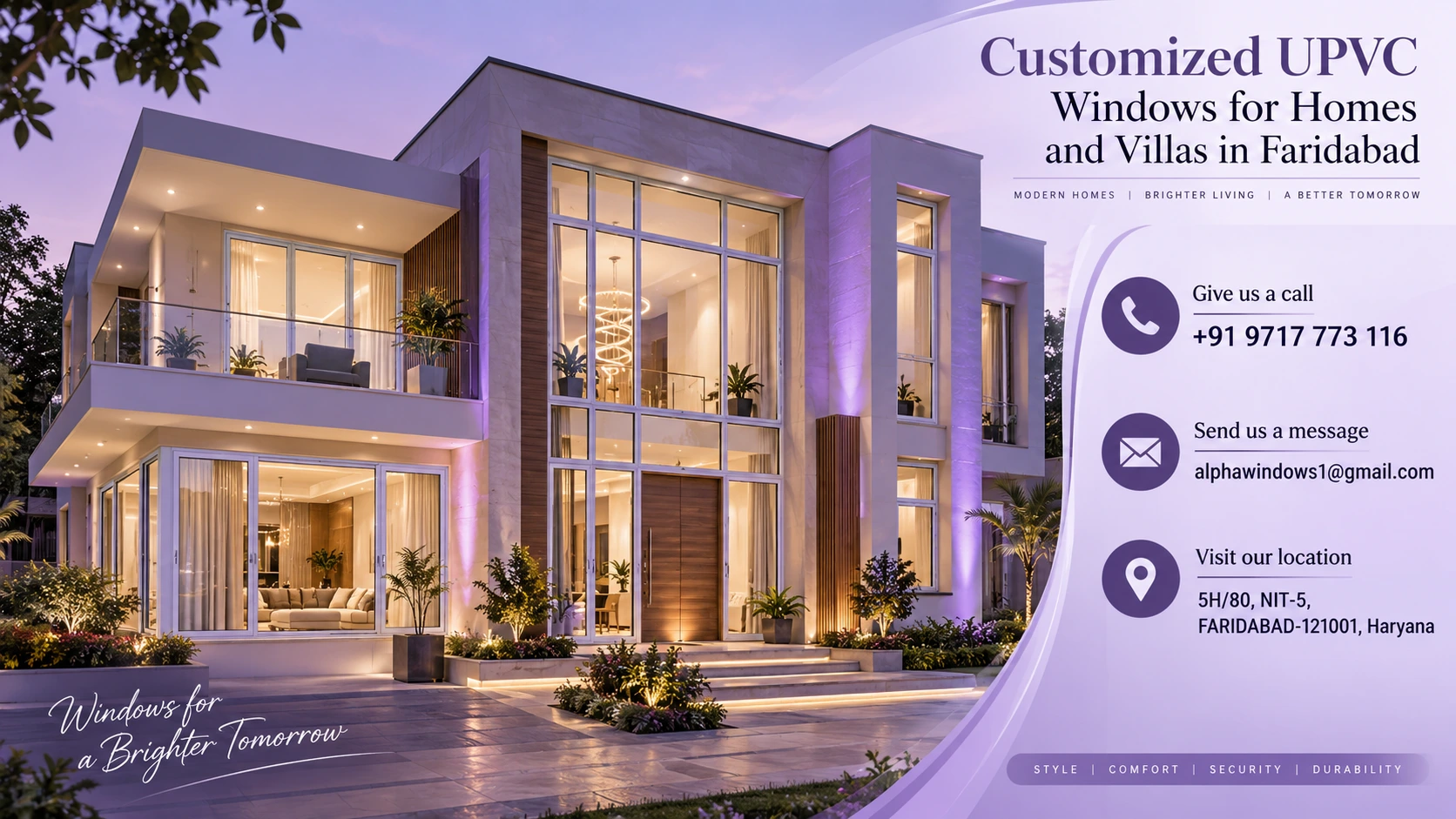 uPVC Sliding Windows in Faridabad – Modern and Functional  Choice for Homes