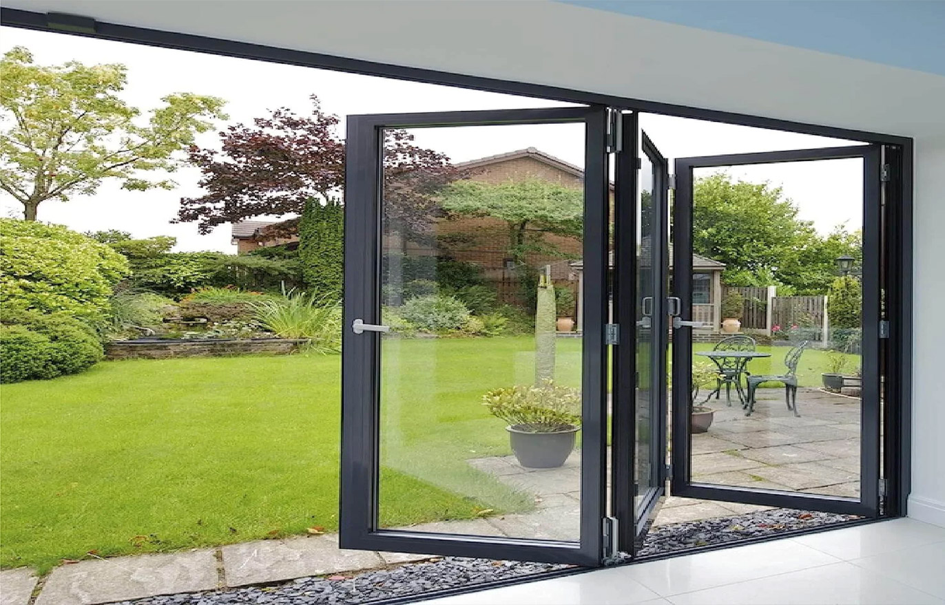 Best Aluminium Slide and Fold Doors Manufacturer and Supplier in Faridabad Greater Faridabad Ballabhgarh Palwal Delhi NCR - Alpha Windows